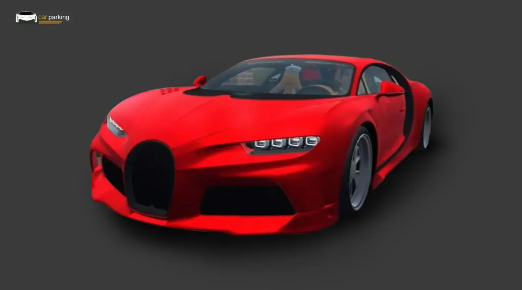  Bugatti Chiron one of the fastest cars in car parking multiplayer