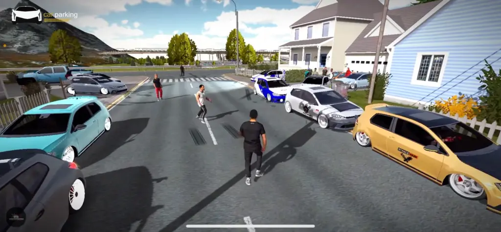 Multiplayer mode in Car Parking game