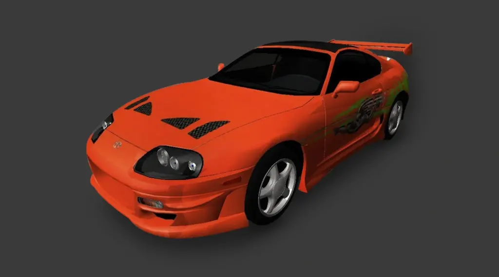 1994 Toyota Supra MK-4  fastest cars in car parking